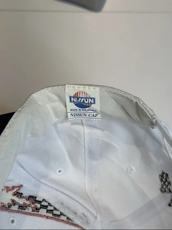 AT&T Business White & Black Racing Patch Cap - Picture 5 of 5